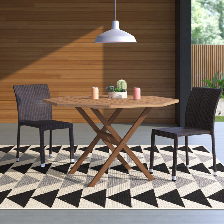 Lark Manor Alyisa Folding Solid Wood Dining Table & Reviews Wayfair